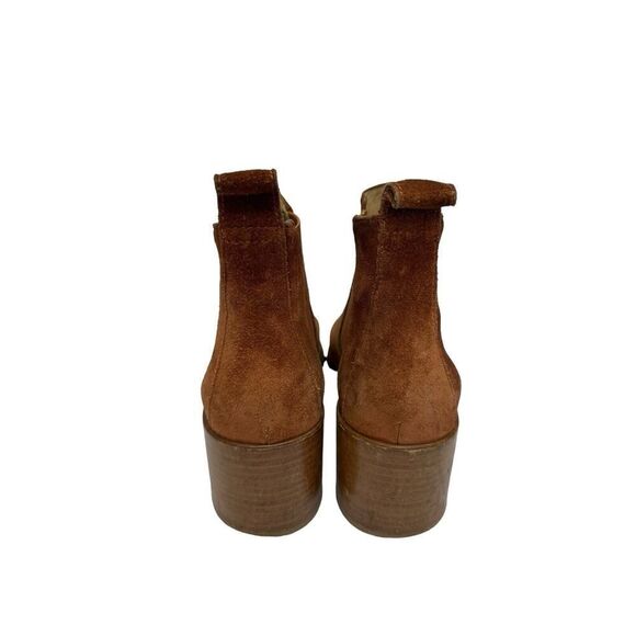 Everlane The Heel Boots in Rust Suede Women sz 8 - Picture 7 of 11